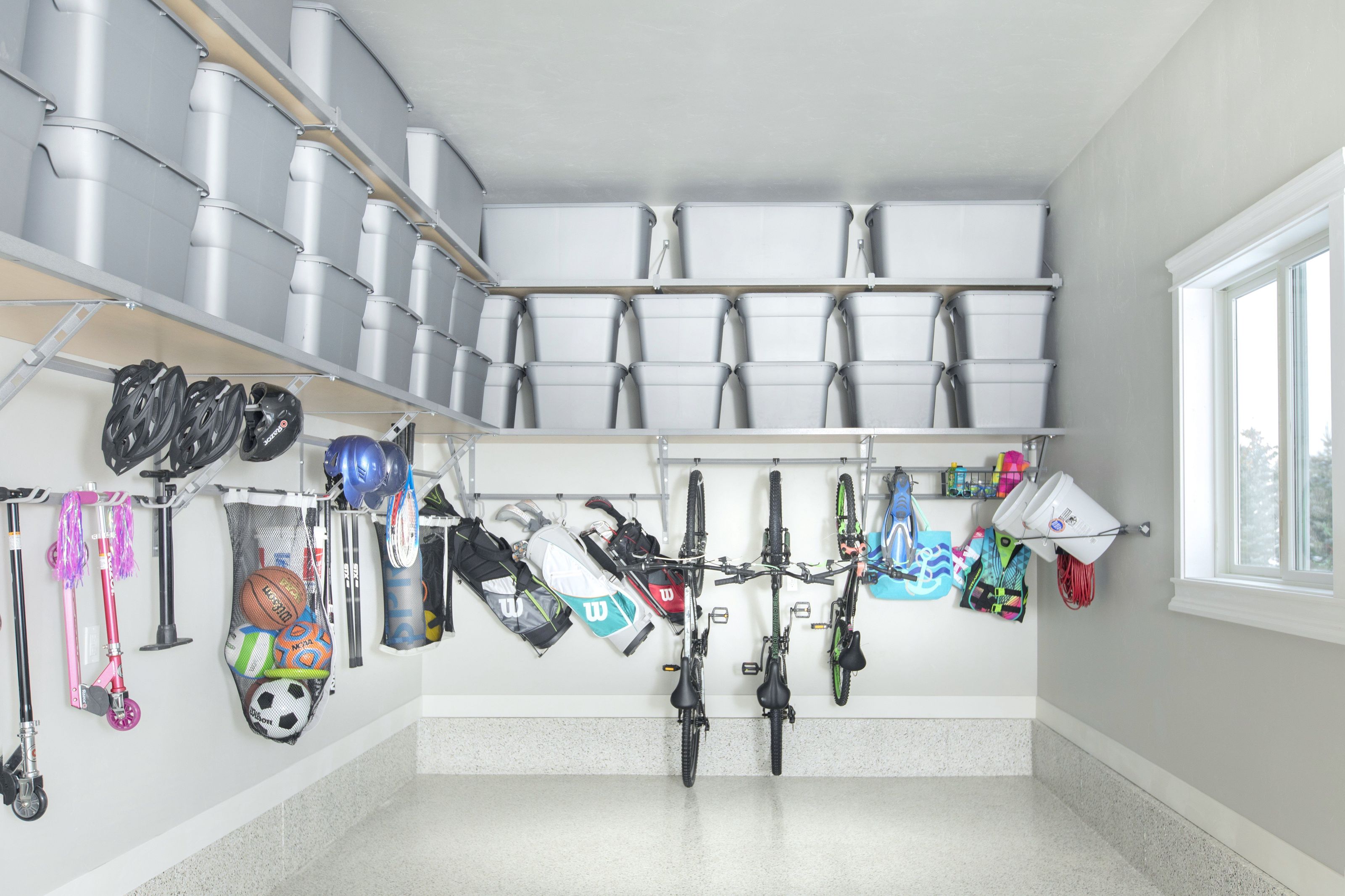 Custom Garage Shelving Salt Lake City | Monkey Bars Shelving Installed